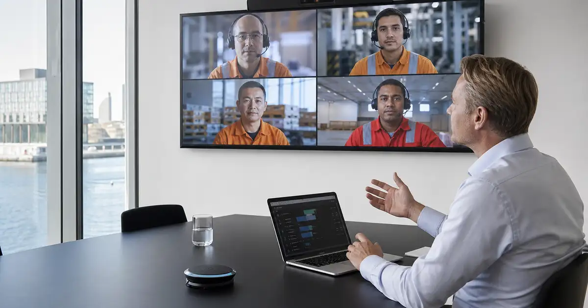 Cross-cultural team collaboration in a modern office environment